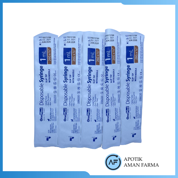 spuit 1 cc onemed satuan